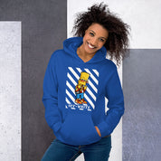 Felpa Stampata Unisex con Cappuccio – Morbida – Design Bart-Biiply