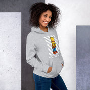 Felpa Stampata Unisex con Cappuccio – Morbida – Design Bart-Biiply