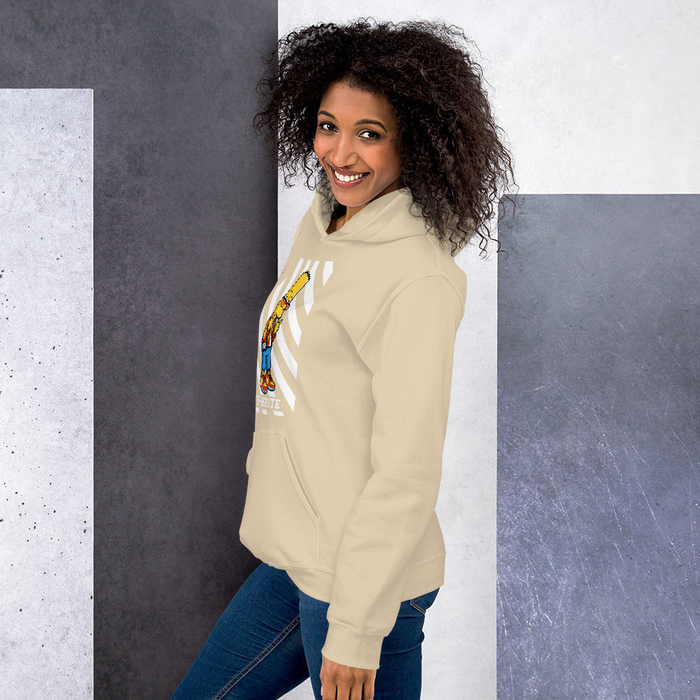 Felpa Stampata Unisex con Cappuccio – Morbida – Design Bart-Biiply