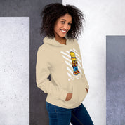 Felpa Stampata Unisex con Cappuccio – Morbida – Design Bart-Biiply
