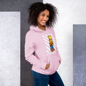 Felpa Stampata Unisex con Cappuccio – Morbida – Design Bart-Biiply