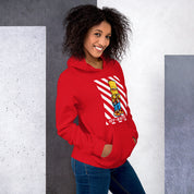 Felpa Stampata Unisex con Cappuccio – Morbida – Design Bart-Biiply
