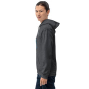 Felpa Stampata Unisex con Cappuccio – Morbida – Design Blue Ghost-Biiply