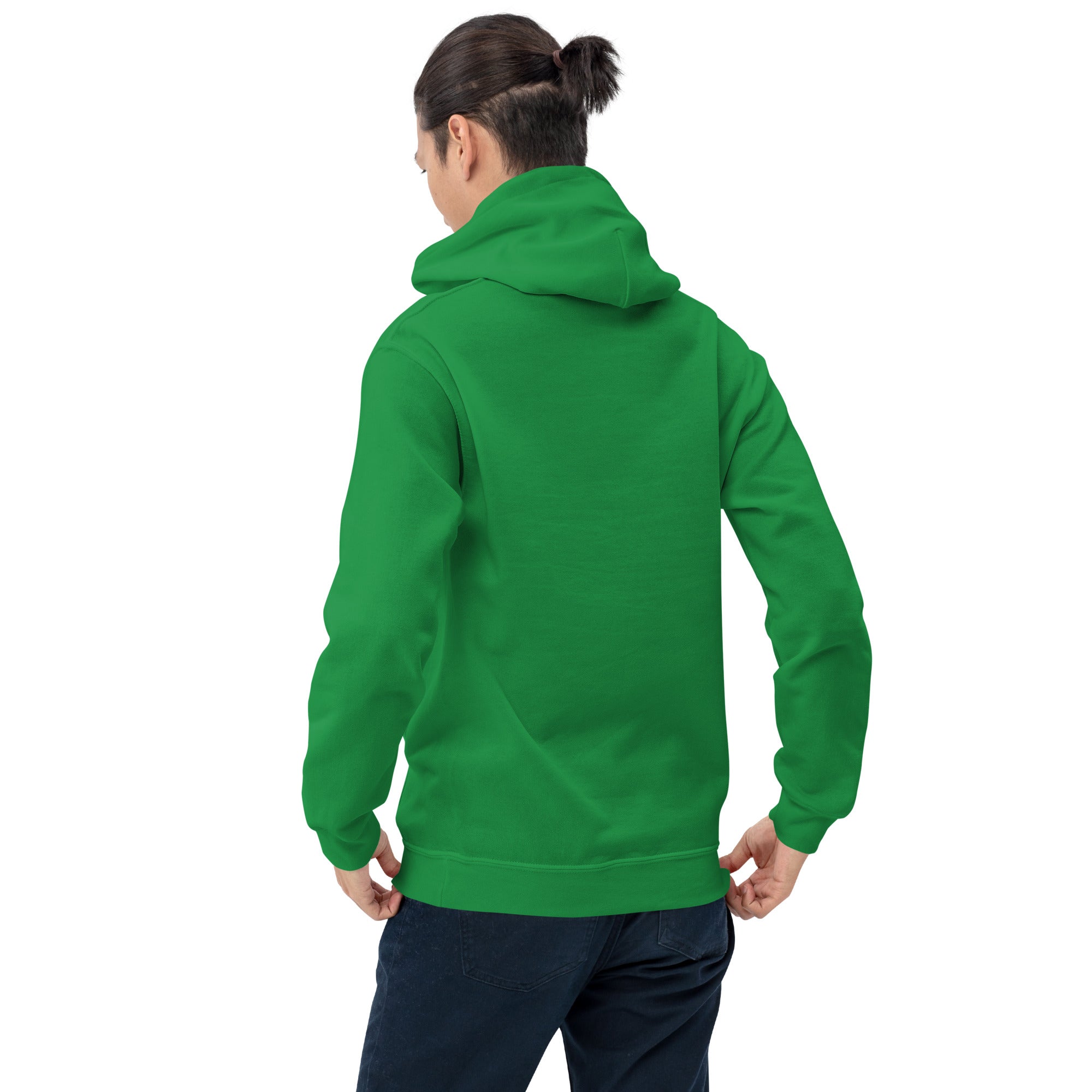 Felpa Stampata Unisex con Cappuccio – Morbida – Design Blue Ghost-Biiply