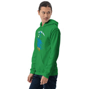 Felpa Stampata Unisex con Cappuccio – Morbida – Design Blue Ghost-Biiply