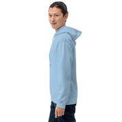 Felpa Stampata Unisex con Cappuccio – Morbida – Design Blue Ghost-Biiply