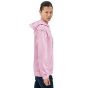 Felpa Stampata Unisex con Cappuccio – Morbida – Design Blue Ghost-Biiply