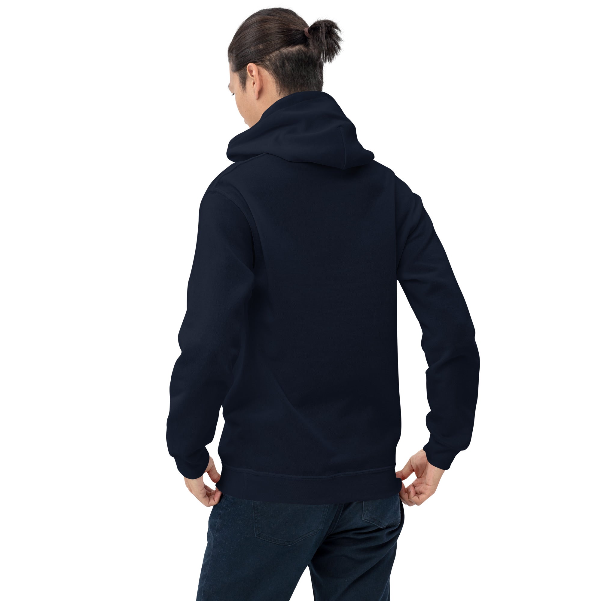 Felpa Stampata Unisex con Cappuccio – Morbida – Design Blue Ghost-Biiply
