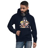 Sudadera estampada unisex con capucha – Suave – Diseño de dibujos animados japoneses