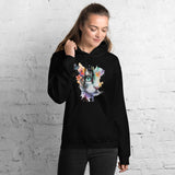 Sudadera con capucha unisex estampada – Suave – Diseño Gato color