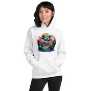 Felpa Stampata Unisex con Cappuccio – Morbida – Design Coccodrillo Cool-Biiply