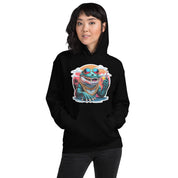 Felpa Stampata Unisex con Cappuccio – Morbida – Design Coccodrillo Cool-Biiply
