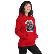 Felpa Stampata Unisex con Cappuccio – Morbida – Design Coccodrillo Cool-Biiply
