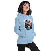 Felpa Stampata Unisex con Cappuccio – Morbida – Design Coccodrillo Cool-Biiply