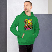 Felpa Stampata Unisex con Cappuccio – Morbida – Design Crabby Patty-Biiply