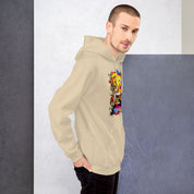 Felpa Stampata Unisex con Cappuccio – Morbida – Design Crabby Patty-Biiply