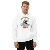 Felpa Stampata Unisex con Cappuccio – Morbida – Design Everityng Is Fine-Biiply