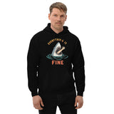 Felpa Stampata Unisex con Cappuccio – Morbida – Design Everityng Is Fine