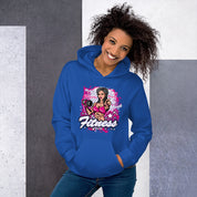 Felpa Stampata Unisex con Cappuccio – Morbida – Design Fitness Girl-Biiply