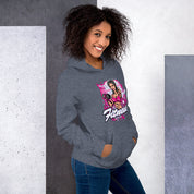 Felpa Stampata Unisex con Cappuccio – Morbida – Design Fitness Girl-Biiply