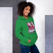 Felpa Stampata Unisex con Cappuccio – Morbida – Design Fitness Girl-Biiply