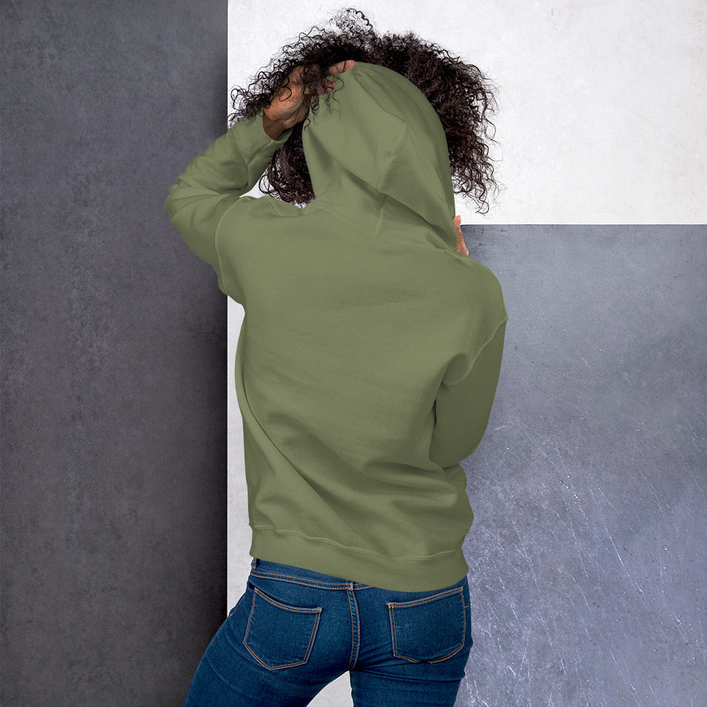 Felpa Stampata Unisex con Cappuccio – Morbida – Design Fitness Girl-Biiply