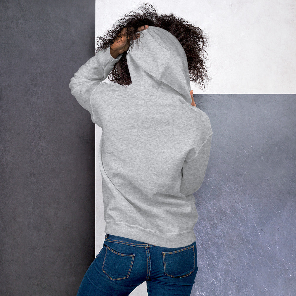 Felpa Stampata Unisex con Cappuccio – Morbida – Design Fitness Girl-Biiply