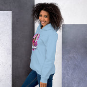 Felpa Stampata Unisex con Cappuccio – Morbida – Design Fitness Girl-Biiply