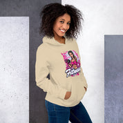 Felpa Stampata Unisex con Cappuccio – Morbida – Design Fitness Girl-Biiply