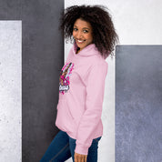 Felpa Stampata Unisex con Cappuccio – Morbida – Design Fitness Girl-Biiply