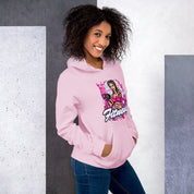 Felpa Stampata Unisex con Cappuccio – Morbida – Design Fitness Girl-Biiply
