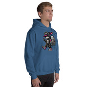 Felpa Stampata Unisex con Cappuccio – Morbida – Design Gangstar Rabbit-Biiply