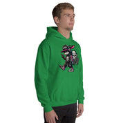 Felpa Stampata Unisex con Cappuccio – Morbida – Design Gangstar Rabbit-Biiply