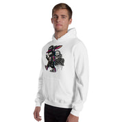 Felpa Stampata Unisex con Cappuccio – Morbida – Design Gangstar Rabbit-Biiply