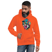 Felpa Stampata Unisex con Cappuccio – Morbida – Design Gatto con Cuffie-Biiply