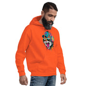 Felpa Stampata Unisex con Cappuccio – Morbida – Design Gatto con Cuffie-Biiply