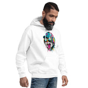 Felpa Stampata Unisex con Cappuccio – Morbida – Design Gatto con Cuffie-Biiply