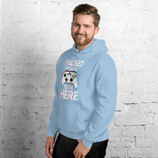 Felpa Stampata Unisex con Cappuccio – Morbida – Design I Paused My Game To Be Here-Biiply