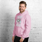 Felpa Stampata Unisex con Cappuccio – Morbida – Design I Paused My Game To Be Here-Biiply