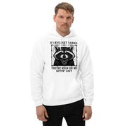 Felpa Stampata Unisex con Cappuccio – Morbida – Design If i ever get rabies-Biiply