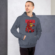 Felpa Stampata Unisex con Cappuccio – Morbida – Design Ironman-Biiply