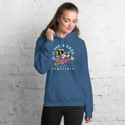 Felpa Stampata Unisex con Cappuccio – Morbida – Design It Feels Good To Be Alone-Biiply
