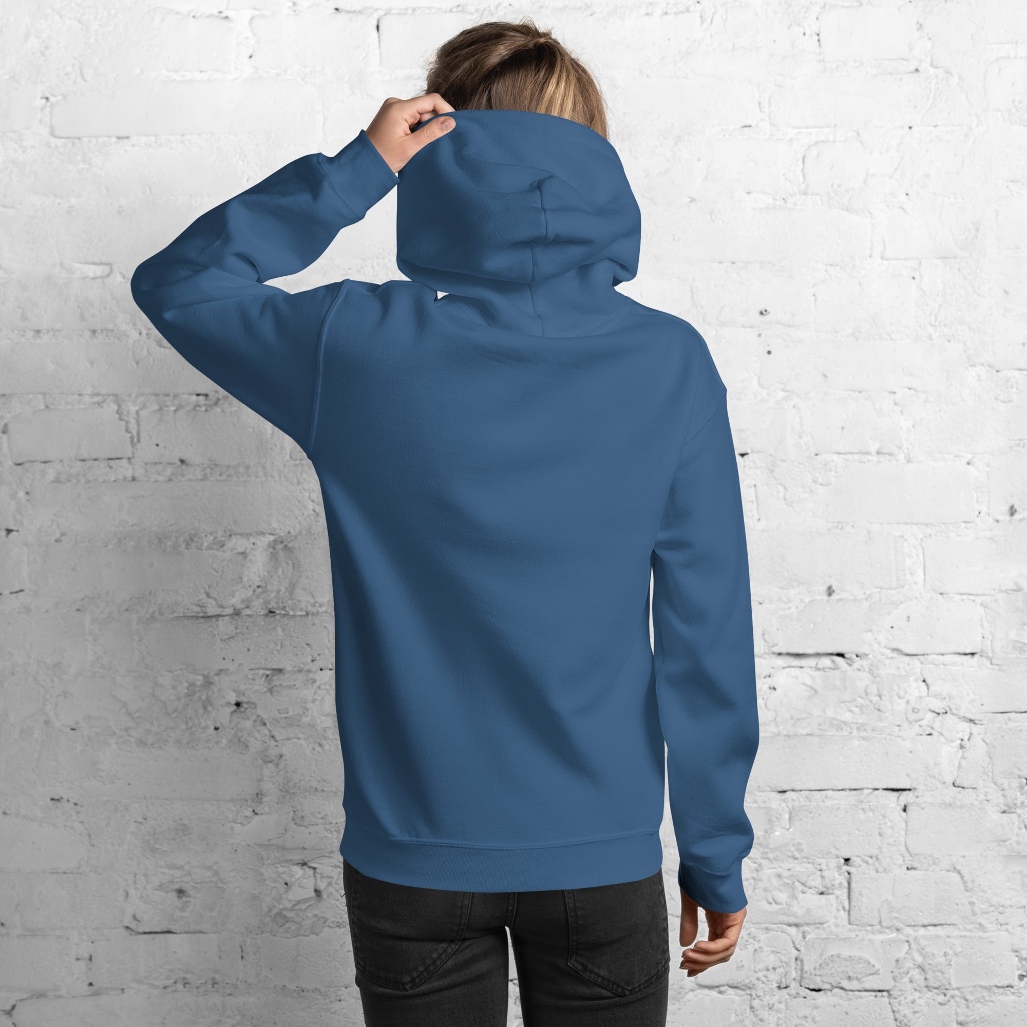 Felpa Stampata Unisex con Cappuccio – Morbida – Design It Feels Good To Be Alone-Biiply