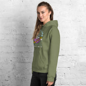 Felpa Stampata Unisex con Cappuccio – Morbida – Design It Feels Good To Be Alone-Biiply