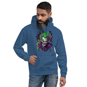 Felpa Stampata Unisex con Cappuccio – Morbida – Design Joker-Biiply