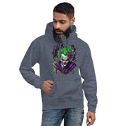 Felpa Stampata Unisex con Cappuccio – Morbida – Design Joker-Biiply