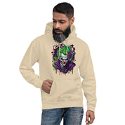 Felpa Stampata Unisex con Cappuccio – Morbida – Design Joker-Biiply