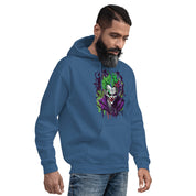 Felpa Stampata Unisex con Cappuccio – Morbida – Design Joker-Biiply