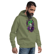 Felpa Stampata Unisex con Cappuccio – Morbida – Design Joker-Biiply