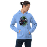 Felpa Stampata Unisex con Cappuccio – Morbida – Design Joker e Venom